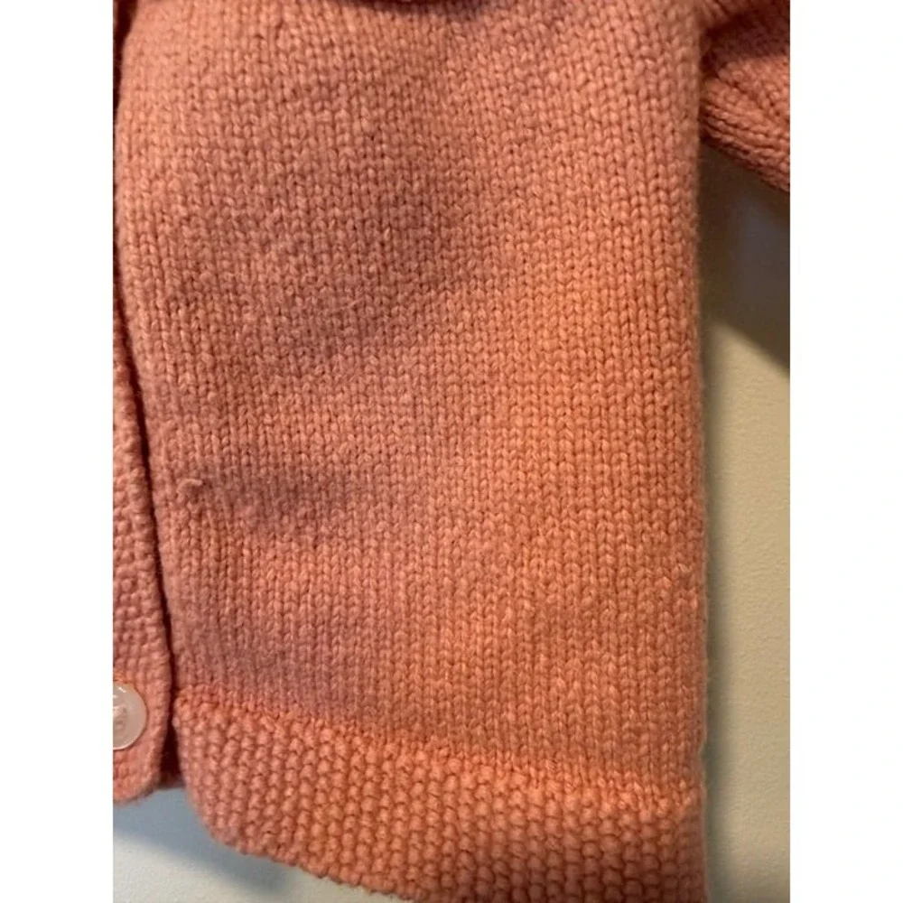 Hanna Andersson Baby Cardigan Bunnies Wool Blend VGUC 60 3-6M